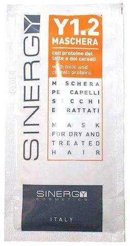 Sinergy Y1.2 Smart Mask Маска для сухого і пошкодженого волосся, 15 мл 2998 фото