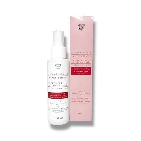 Scalp Serum Hydration & Stimulation Spray PHYTOMOLECULAR Серум для зволоження шкіри голови, відновлення волосся та стимуляції росту Mol00010 фото