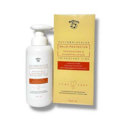 Molecula Balm-protector Aminoacads & Phospholipids PHYTOMOLECULAR Фітомолекулярнийбальзам-протектор для пошкодженого волосся 250 мл tov0028 фото