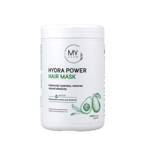 Зволожуюча маска для волосся Hydra Power MY Cosm, 1000 мл MC0009 фото