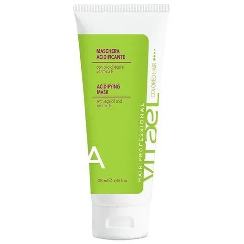 VITAEL COLORED HAIR ACIDIFYING MASK Маска для фарбованого волосся 250 мл VIT002 фото