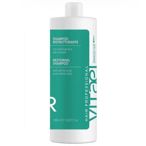VITAEL DAMAGED HAIR RESTORING SHAMPOO Шампунь відновлюючий для пошкодженного волосся 1000 мл VIT013 фото