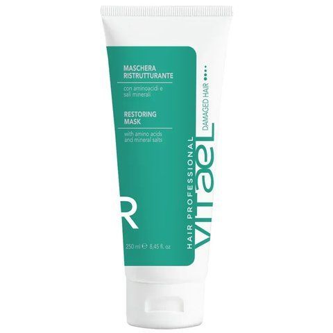 VITAEL DAMAGED HAIR RESTORING MASK Маска відновлююча для пошкодженного волосся 250 мл VIT010 фото