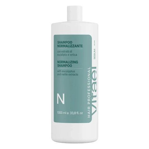 VITAEL NORMALIZING SHAMPOO Шампунь нормалізуючий для жирної шкіри голови 1000 мл VIT029 фото