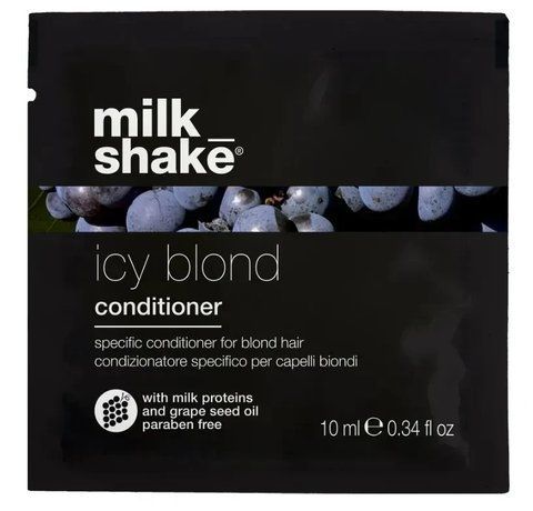 Milk Shake Icy Blond МІЛК ШЕЙК АЙСІ БЛОНД Кондиціонер для світлих і платинових блондинок 10мл НФ-00002359 фото