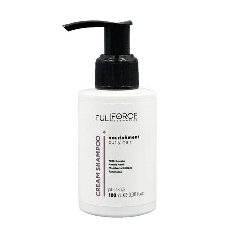Full Force Шампунь-крем живильний Hair Cream-shampoo Nourishment curly hair 100 FF00044-1 фото