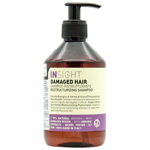 Insight Damaged Hair Restructurizing Shampoo Шампунь для відновлення пошкодженого волосся 400мл Ins0037 фото