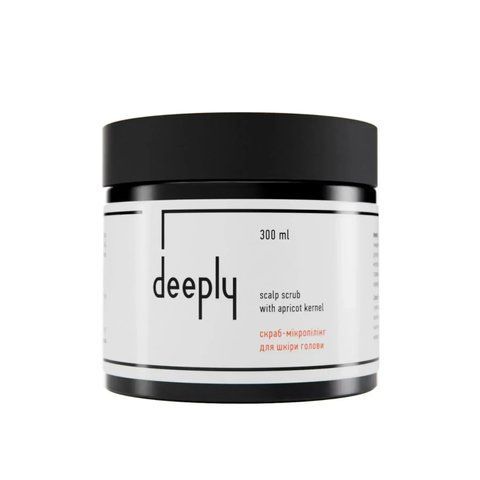 Скраб для шкіри голови deeply scalp scrub with apricot kernel 300 мл DP0004 фото
