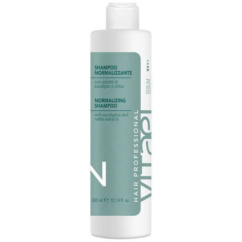 VITAEL NORMALIZING SHAMPOO Шампунь нормалізуючий для жирної шкіри голови 300 мл VIT024 фото