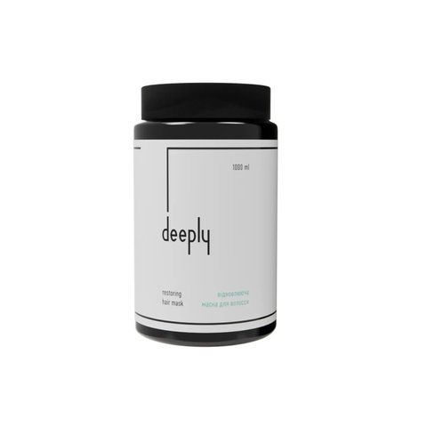 Відновлююча маска для волосся deeply restoring hair mask 1000 мл DP000006 фото