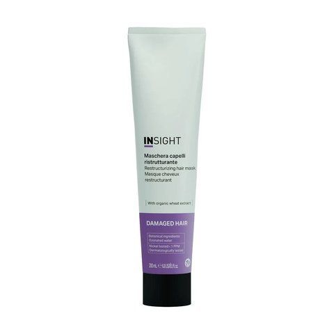 Insight Damaged Hair Restructurizing Mask Маска для відновлення пошкодженого волосся 250мл (туба) Insskl0012 фото