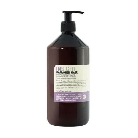 Insight Damaged Hair Restructurizing Shampoo Шампунь для відновлення пошкодженого волосся 900мл Ins0038 фото