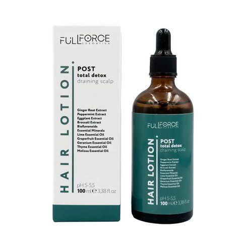 Full Force Лосьйон детокс ПОСТ Hair lotion POST Total detox draining scalp 100 FF00081 фото