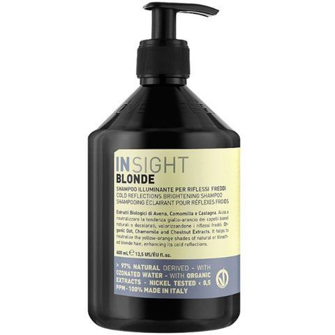 Insight Blond Shampoo Шампунь для підсилення холодних відтінків 400мл Ins0011 фото